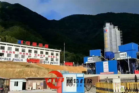 豫特科技助力安能集團(tuán)水電站重點(diǎn)項(xiàng)目，機(jī)制砂生產(chǎn)線。